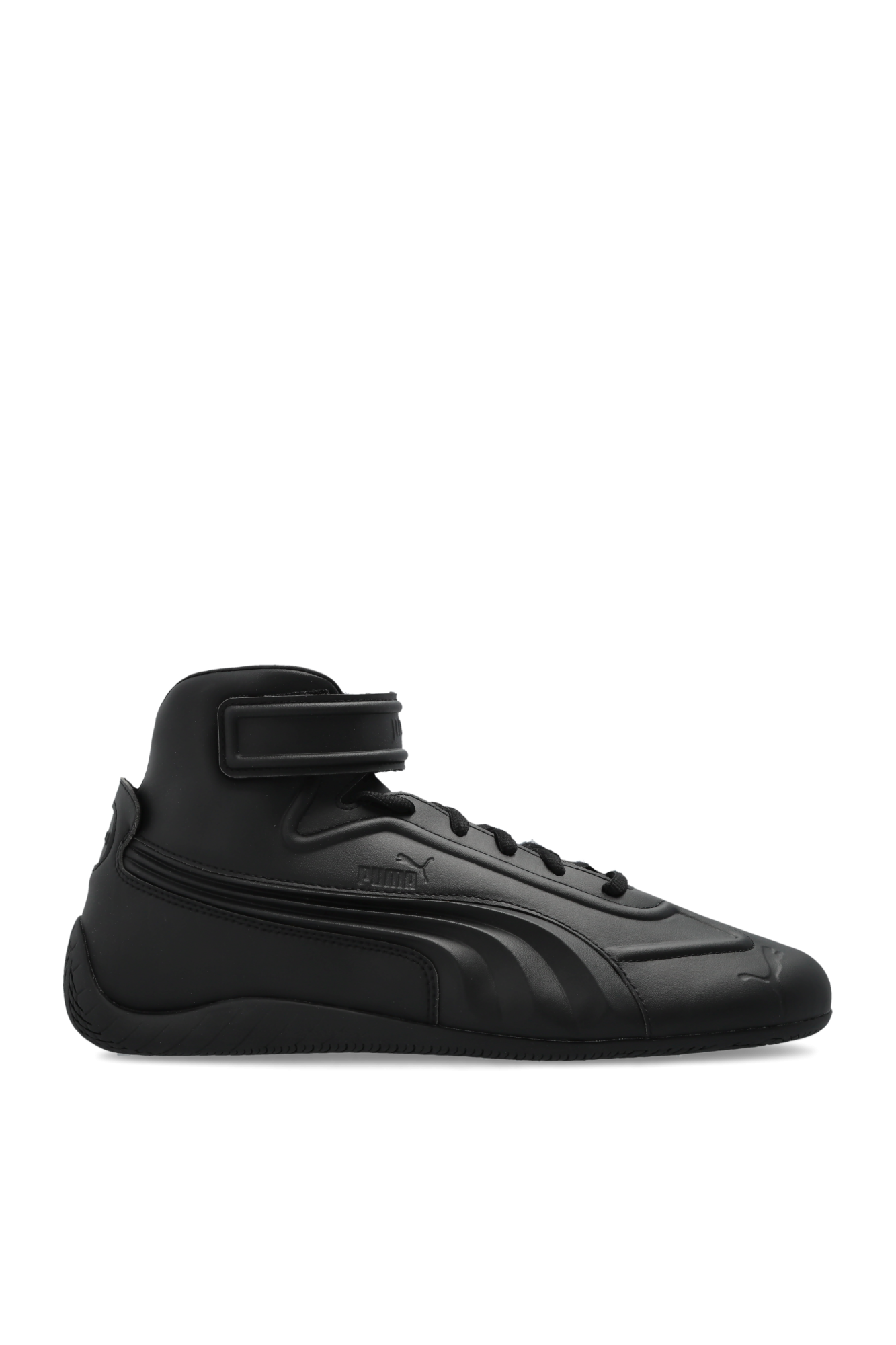 All black high top pumas discount